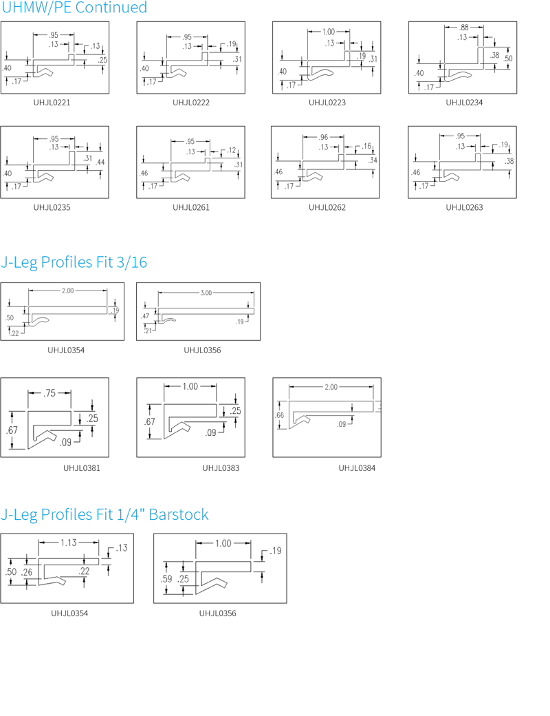 J-Leg Profiles